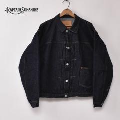 KAPTAIN SUNSHINE / Denim Tracker 1P Jacket (KSBSJK01) / INDIGO �L���v�e���T���V���C�� / �f�j���g���b�J�[�����|�P�b�g�W���P�b�g 