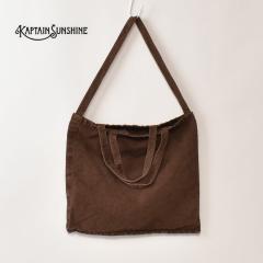 KAPTAIN SUNSHINE / Market Bag (KS26SGD03) / BROWN �L���v�e���T���V���C�� / �}�[�P�b�g�o�b�O / �u���E��