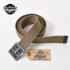 BUZZRICKSONS / Lot No. BR02719 / BELT, WEB, WAIST, EM M-1937 / 135) KHAKI �o�Y���N�\���Y / �E�F�u �x���g / �J�[�L [�l�R�|�X�Ή�]