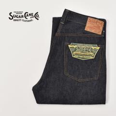 SUGAR CANE / Lot No. SC42025 / 13oz. DENIM WAIST OVERALLS 2025 MODEL (WIDE LEG) / 420N) NON WASH �V���K�[�P�[�� �W�[���Y /�m���E