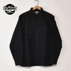 BUZZRICKSONS / Lot No. BR29143 / WILLIAM GIBSON COLLECTION / BLACK CHAMBRAY WORK SHIRT / 01) BLACK �o�Y���N�\���Y / �E�C���A��