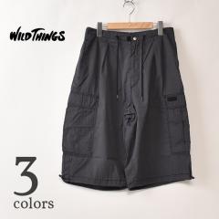 ��40��OFF SALE�I ���C���h�V���O�X / �_�u���_�C�i�C�����J�[�S�V���[�c (WT26011AD)  WILDTHINGS / DOUBLE DYED NYLON CARGO SHORTS �S