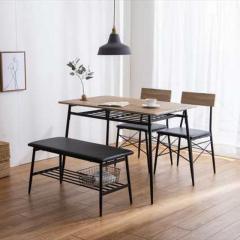 ���������[�J�[�ۏؕt�� �_�C�j���O�e�[�u�� �x���` �`�F�A 4�_�Z�b�g ��110cm �J�t�F�� �֎q �_�C�j���O�Z�b�g ���[�J�[���� ��������