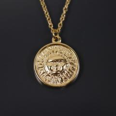 �X�e�����X�� �l�b�N���X �T�[�W�J���X�e�����X SUS304 �����A�����M�[ ���f�B�[�X �V���v�� �S�[���h �`�F�[�� ��lhappyhour accessory