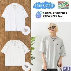 ������ �ڗ����ɂ��� T�V���c OUTDOOR EXCHANGE x ZERO STAIN  �R���{ �z�F 3�{�j�X�e�b�` T�V���c  �[���X�e�C�� �A�E�g�h�A�G�N�X�`�F