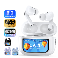 ���C�����X�C���z�� �ŐV�^�b�`�p�l���� Bluetooth6.0�C���z�� LCD���P�x�^�b�`��ʓ��� �ő�58���ԍĐ� �m�C�Y�L�����Z�����O �C���z�� 