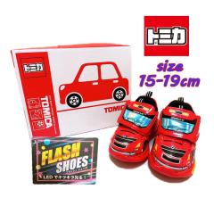 �y���������z �g�~�J �t���b�V���X�j�[�J�[ ����C LED ���h�� FIRE TRUCK ���h�ԗ� �x���N�� �}�W�b�N�e�[�v �y�� �X�j�[�J�[ (RED) �q