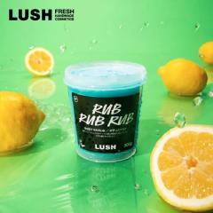 LUSH �\���e�B���b�N 300g �{�f�B �X�N���u ���B�[�K�� �v���[���g���� �V�[�\���g ������ �~���U �W���X�~�� �p�� �}�b�T�[�W ���� �R