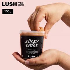 LUSH �X�e�B�b�L�[�t���[�c �{�f�B�X�N���u 135g �V���K�[�X�N���u �p���P�A �J�J�I�o�^�[ �I�[�K�j�b�N ���� ���B�[�K�� �R�X�� �v���[