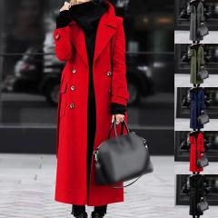 秋冬 レトロ コート アウター コート 上着 膝上 ミディアム丈 袖あり