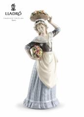 �ԍՂ� LLADRO �����h��  �u�� �I�u�W�F �C���e���A �l�` ���� ���킢�� ������� �X�y�C�� �v���[���g ���� ���j�� �V�z �J�� ���� ���r
