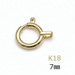 ������ K18 7mm 18�� �q�L�� ���ߋ� �l�b�N���X �u���X���b�g �p�[�c 1���� �P�i �C�� �n���h���C�h �����A�����M�[ �M���� ���� 7�~��