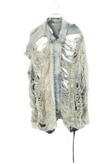 �_�[�N�V���h�E �T�C�Y:S  DU02C5761-DMPSH JUMBO WORKER �W�����{���[�J�[�f�j���W���P�b�g ���� SS13