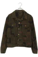 �V���v���[�� ���C���B�g�� �T�C�Y:44  17AW  LV Jacquard Denim Trucker Jacket ���m�O�����W���K�[�h�g���b�J�[�f�j���W���P�b�g ���� 