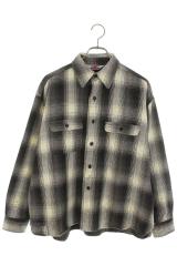 オーラリー サイズ:4 25SS A25SS02GC チェックプルオーバー長袖シャツ