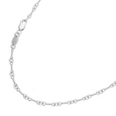�N�����n�[�c �T�C�Y:24inch 18KWG NECKCHAIN T24 �c�C�X�g�`�F�[��24inch �z���C�g�S�[���h�l�b�N���X ���� SS07