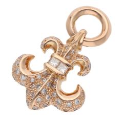 �N�����n�[�c   22K BS FLUER CHARM P D BS�t���A�`���[�� PAVE�_�C�� �S�[���h�l�b�N���X�g�b�v ���� FK04