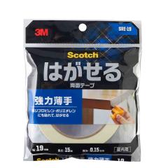 ���ʃe�[�v �X�R�b�` �͂����闼�ʃe�[�v ���͔��� ��19mm�~����15m�~����0.15mm SRE-19 3M ���ʃe�[�v ���� �͂����� ���͗��ʃe�[�v �e