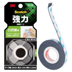 ���ʃe�[�v �X�R�b�` ���͗��ʃe�[�v �ʉ��ʗp KH-19R �D ��19mm�~����1.5m�~����1.2mm 3M Scotch ���� ���O ���ʃe�[�v ���� �^�C�� �A