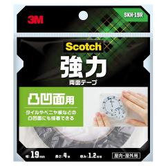 ���ʃe�[�v �X�R�b�` ���͗��ʃe�[�v �ʉ��ʗp SKH-19R �D ��19mm�~����4m�~����1.2mm 3M Scotch ���� ���O ���ʃe�[�v ���� �^�C�� �A�N