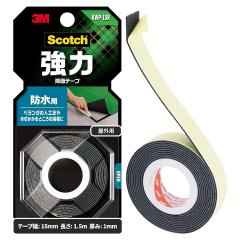 ���ʃe�[�v �X�R�b�` ���͗��ʃe�[�v �h���p KWP-15R �� ��15mm�~����1.5m�~����1mm 3M Scotch ���O �x�����_ �l�H�� �e�[�v �ό� ��C M