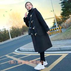 中古】ミラオーウェン Mila Owen ダッフルコート ロング フーディ