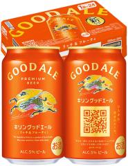 GOOD ALE(�O�b�h�G�[��) �L���� �v���~�A�� �r�[��350ml�~24�{ ���b�`&�t���[�e�B