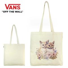 �y�N���b�N�|�X�g�Ή��zVANS �o���Y ���@���Y�j�����p �g�[�g�o�b�OBOYER TOTE BAG �g�[�g �o�b�OWHITE CAT �z���C�g �L���b�g �L�� �|