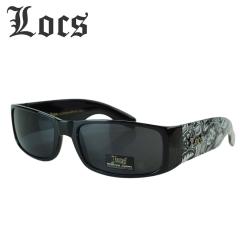 �����Y �T���O���X�y��`�O�X�֑Ή��zLOCS ���[�N ���b�N�X8LOC9006 SUNGLASSES �T���O���XGRFTSK(�O���t�e�B�v�����g) �� �X�J�� �ዾ