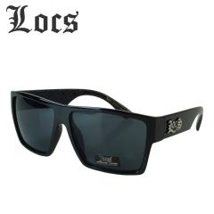 �����Y �T���O���X�y��`�O�X�֑Ή��zLOCS ���[�N ���b�N�X8LOC91105 SUNGLASSES �T���O���XBLACK(�u���b�N) �� �ዾ ���C�� �`�J�[�m 