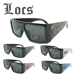 �y��`�O�X�֑Ή��z�����Y �T���O���XLOCS ���[�N ���b�N�X8LOC91160 BANDANA SUNGLASS �o���_�i�T���O���XBLACK/BLUE(�u���b�N/�u���[