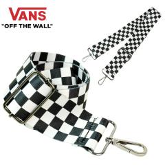 �y�N���b�N�|�X�g�Ή��zVANS �o���Y ���@���YGUITTER STRAP BELT CHECKER�M�^�[�X�g���b�v �x���g �`�F�b�J�[BLACK WHITE �u���b�N �z