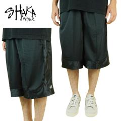 �V���J�E�F�A SHAKA WEAR�����Y �V���[�c�y�N���b�N�|�X�g�����zMESH SHORT PANTS ���b�V���V���[�g�p���cBLACK(�u���b�N)�j�����p �� ��