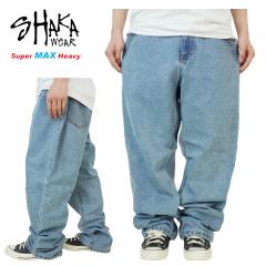 SHAKA WEAR �V���J�E�F�A�����Y �p���cPREMIUM QUALITY DENIM 13oz�v���~�A���N�I���e�B 13�I���X�f�j���p���cSTONE WASH �X�g�[���E�H�b