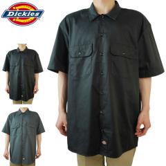 DICKIES �f�B�b�L�[�Y�����Y �����V���c �N���b�N�|�X�g�Ή���A875G MENS S/S FLEX TWILL WORK SHIRT  �t���b�N�X �c�C�����[�N�V���c�V