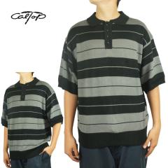 CALTOP �L�����g�b�v �J���g�b�v�����Y �j�b�g �|���V���c999 KNIT SS TOP CHARLIE BROWN�`���[���[�u���E��BLACK/CHARCOAL(�u���b�N�`��