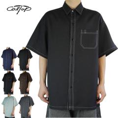 �����Y �V���c�L�����g�b�v CALTOP�y�N���b�N�|�X�g�����zSHORTSLEEVE STANDARD STITCH SHIRTS�V���[�g�X���[�u �X�^���_�[�h �X�e�b�` 