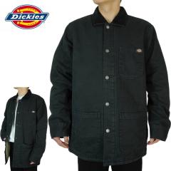 DICKIES �f�B�b�L�[�Y�����Y �R�[�g �W���P�b�g�_�b�N �`���A �R�[�g DUCK CHORE COATSTONEWASHED BLACK �X�g�[���E�H�b�V�� �u���b�N�� 