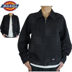 DICKIES �f�B�b�L�[�Y�����Y �W���P�b�g�W���J�[�h �A�C�[���n���[�W���P�b�g JACQUARD EISENHOWER JACKET�p�b�`���[�N BLACK �u���b�N 