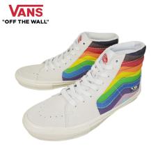 �o���Y VANS ���@���YSKATE SK8-HI �X�P�[�g�n�C �X�P�[�^�[�n�CPRIDE WHITE/MULTI �v���C�h �z���C�g ���C���{�[LGBTQ �W�F���_�[�t���[