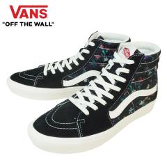 �o���Y VANS ���@���Y�y�������zCOMFYCUSH SK8 HI �R���t�B�[�N�b�V�� �X�P�[�g�n�C �X�P�[�^�[�n�CFATAL FLORAL BLACK �t���[���� �u��