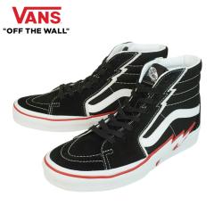 �o���Y VANS ���@���YSK8-HI BOLT �X�P�[�g�n�C �X�P�[�^�[�n�C �{���gBLACK/RACING RED �u���b�N ���[�V���O���b�h�� �� �� ��� �T���_