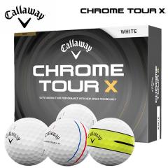�L�����E�F�C Callaway �N�����c�A�[X�^�g���v���g���b�N�^360���C�G���[�X�g���C�v 2026 �S���t�{�[�� 1�_�[�X(12������) CHROME TOUR X