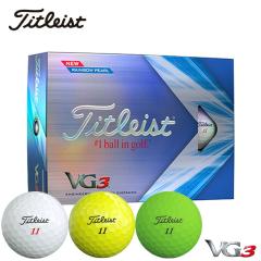 �^�C�g���X�g VG3 �S���t�{�[�� 1�_�[�X 12������  Titleist 2022�N ���{���K�i