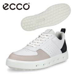 �G�R�[ �X�p�C�N���X �S���t�V���[�Y �����Y �X�g���[�g �Z�u���g�D�G���e�B GOLF STREET 720 ECCO MENS WHITE/BLACK/GRAVEL 111704 6103