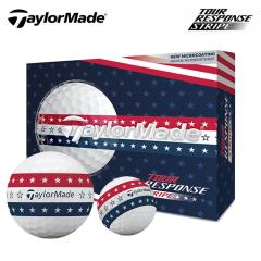 �e�[���[���C�h �S���t�{�[�� �c�A�[���X�|���X �X�g���C�v USA 1�_�[�X�i12������j TaylorMade Tour Response Stripe USA 2026�N ���{