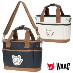 WAAC ���b�N �J�[�g�o�b�O UNISEX Grainy Synthetic Leather ���E���h�o�b�O �V�����_�[�o�b�O 072262801 ���j�Z�b�N�X �O���C�j�[ �S��