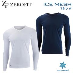 �C�I���X�|�[�c �[���t�B�b�g �A�C�X���b�V�� V�l�b�N ���� �A���_�[�E�F�A ZEROFIT ICE MESH V NECK �u�C�l�b�N �S���t