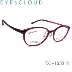 EYEs CLOUD �A�C�N���E�h ���K�l �t���[�� EC-1052 Col.3 �O�b�h�f�U�C���� �ዾ �y�� �ɒB���K�l �x�t�� ���b�h ���f�B�[�X