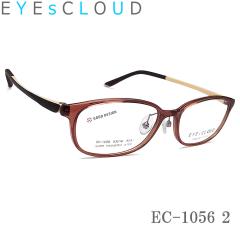 EYEs CLOUD �A�C�N���E�h ���K�l �t���[�� EC-1056 Col.2 �O�b�h�f�U�C���� �ዾ �y�� �ɒB���K�l �x�t�� �I�����W�u���E�� ���f�B�[�X